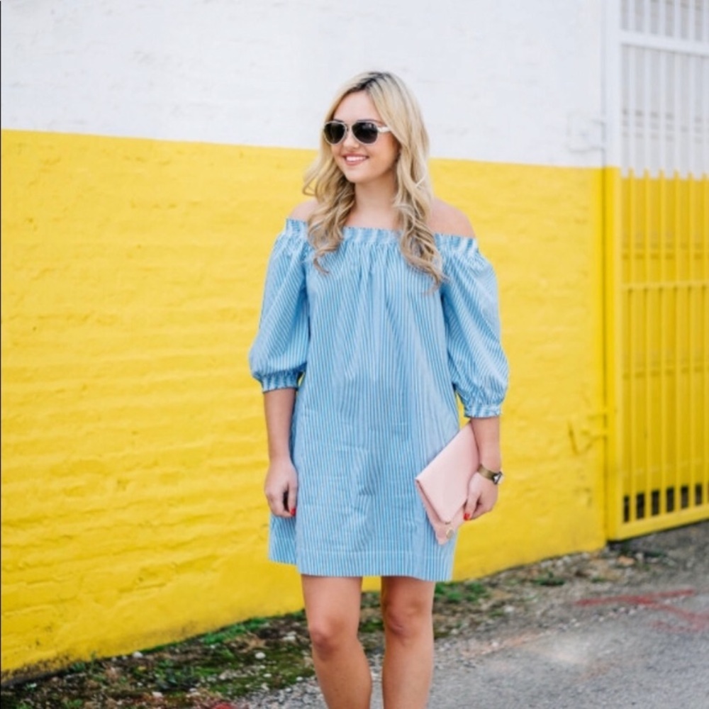 Trina Turk “ Neville” Off The Shoulder Dress View 5